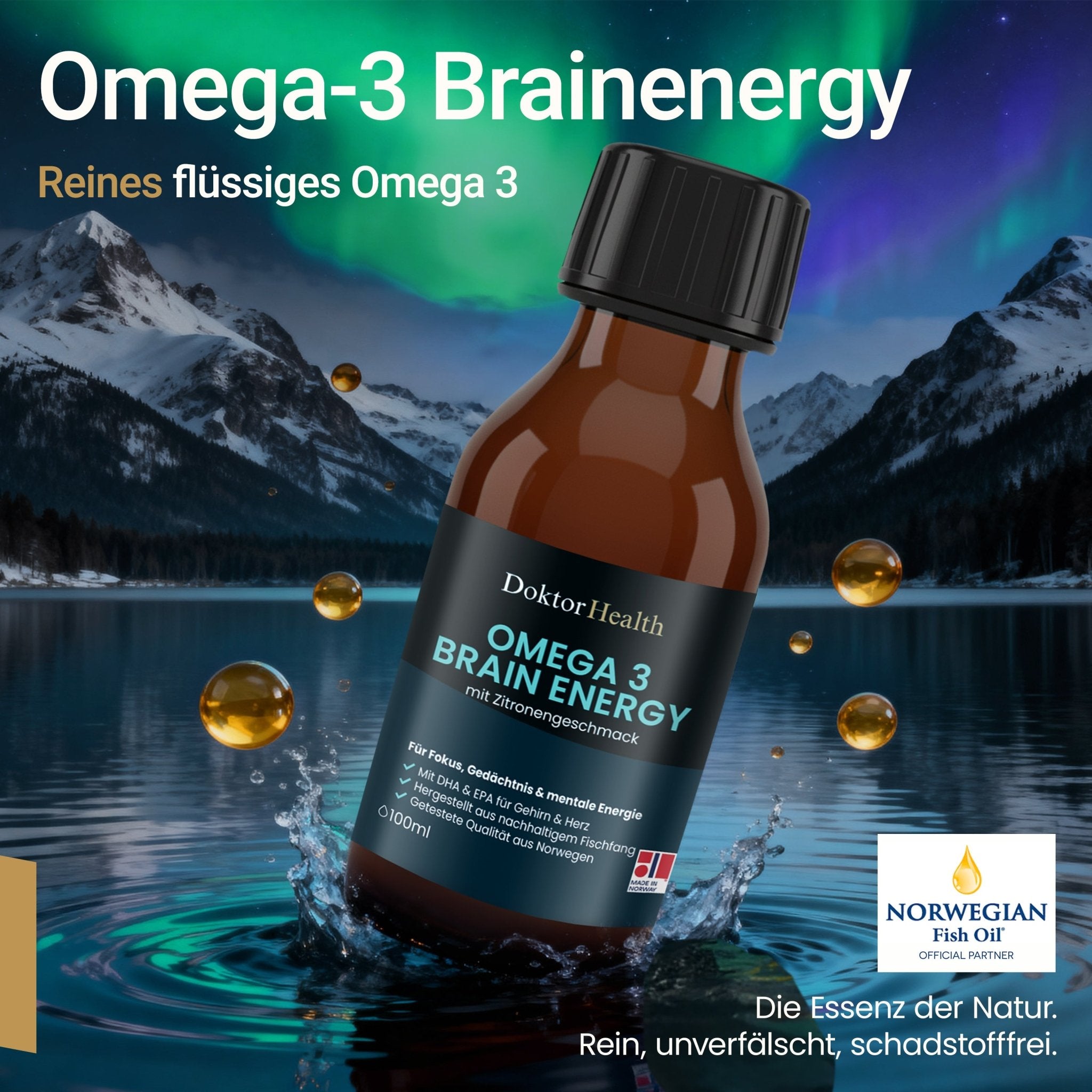 Omega 3 - Brainenergy Liquid - Doktor Health