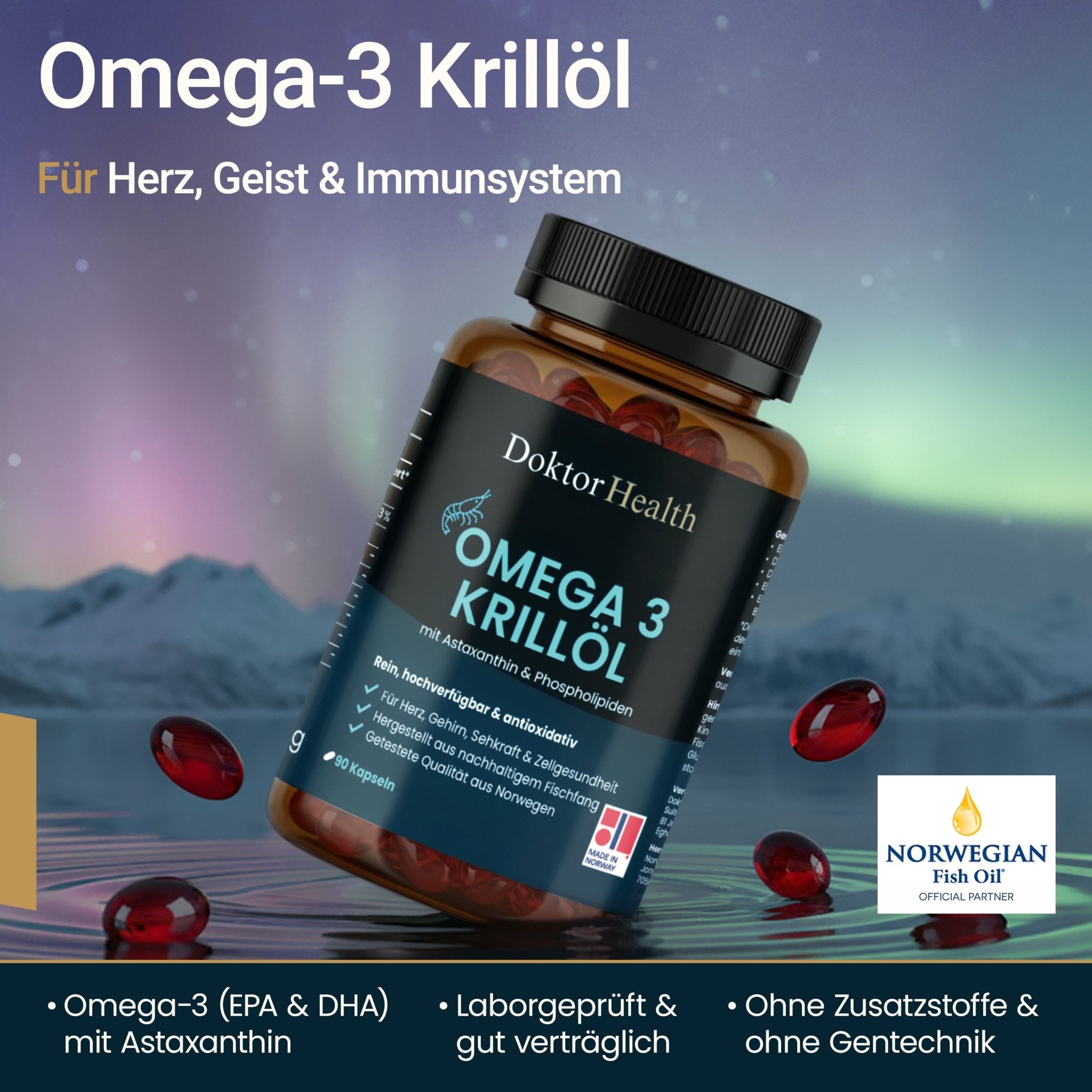 Omega 3 - Krillöl - Doktor Health