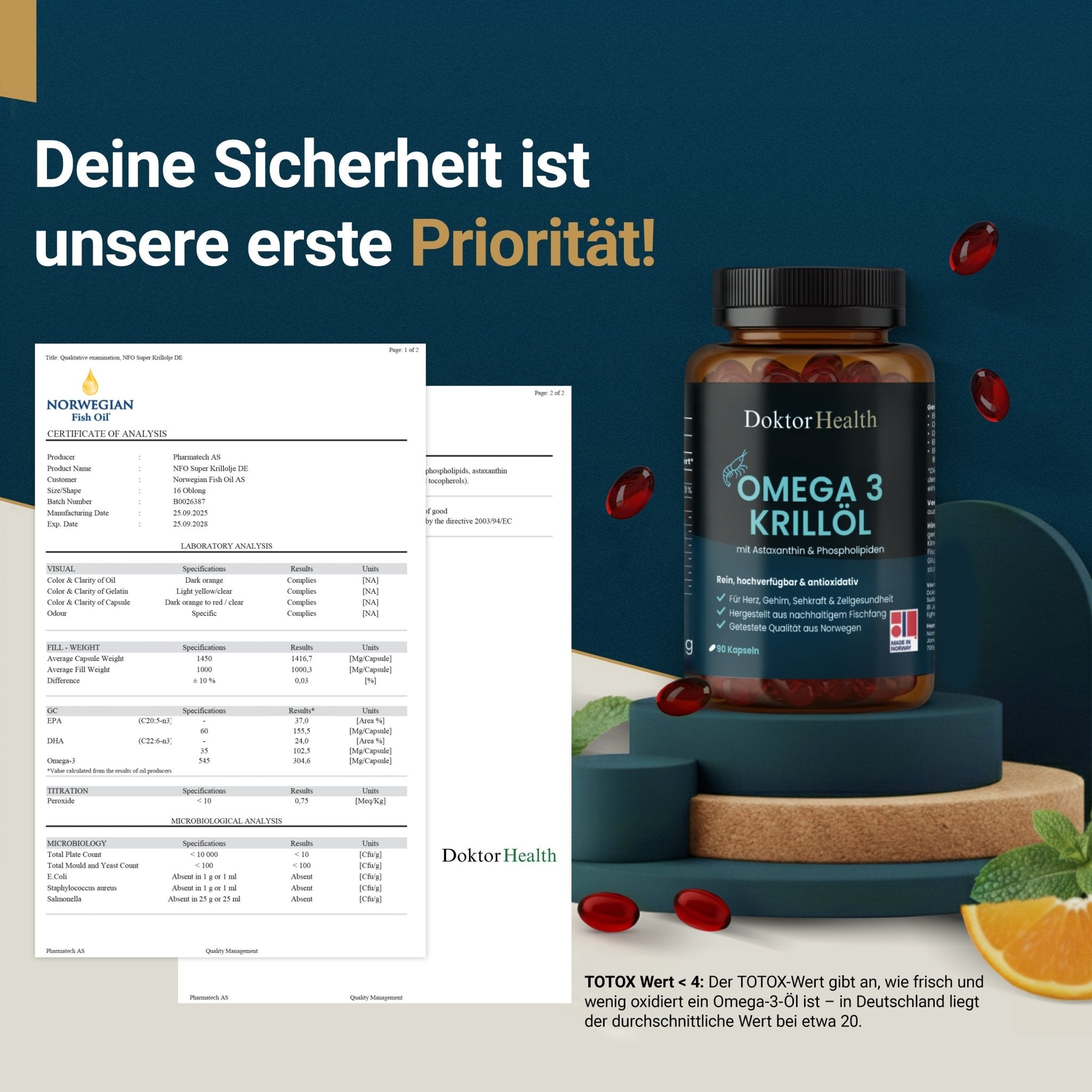 Omega 3 - Krillöl - Doktor Health
