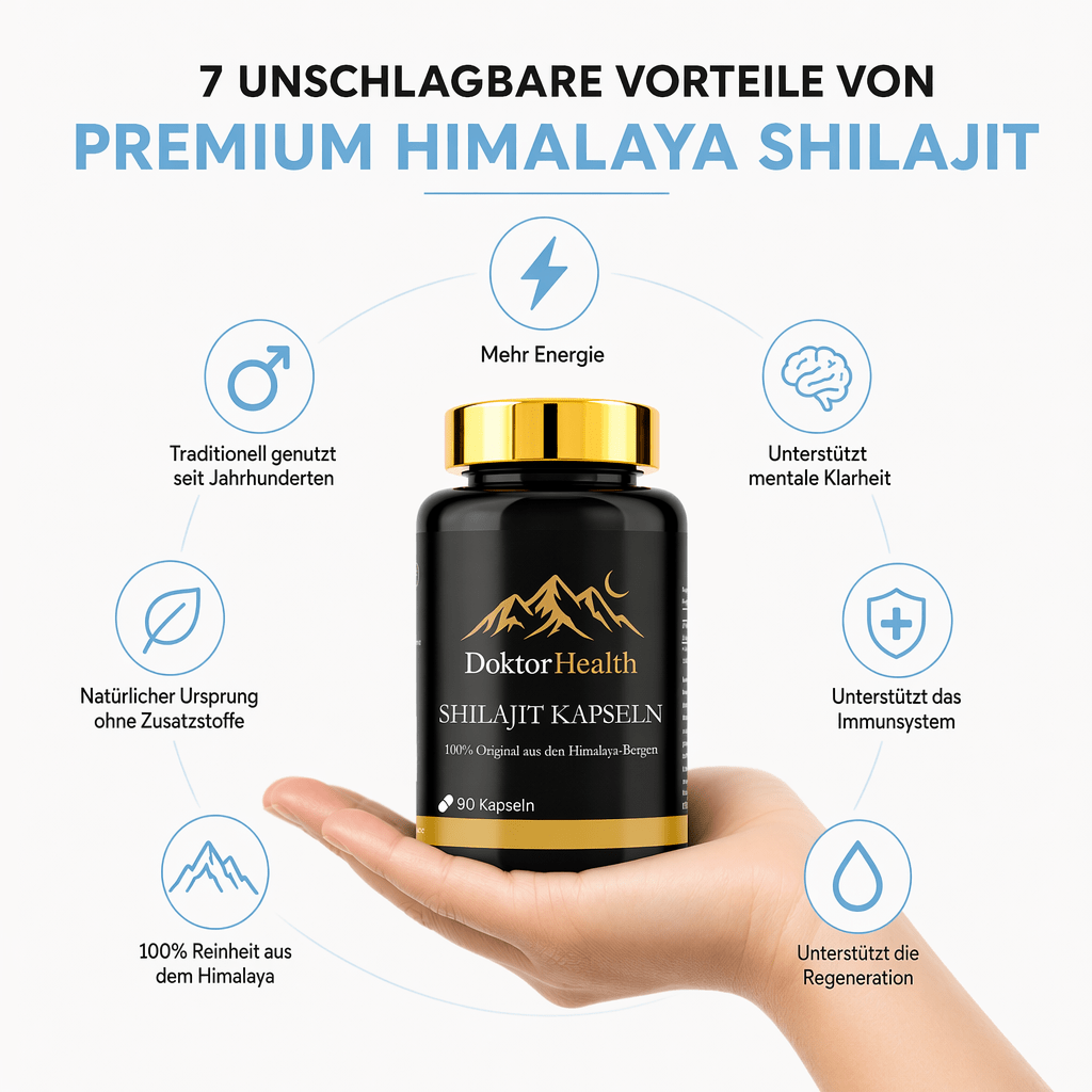 Premium Himalaya Shilajit Kapseln - Doktor Health