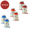 Doktor Health Bestseller: Vorratspackungen mit Ashwagandha-, Magnesium- und Probiotika-Gummies für mehr Energie, Entspannung, Darmgesundheit, Immunstärkung und Wohlbefinden.