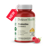 DoktorHealth Probiotika Gummies – Nahrungsergänzungsmittel für eine gesunde Darmflora, ein starkes Immunsystem und mehr Balance – 60 vegane Himbeergeschmack-Gummibärchen, glutenfrei, natürlich, neu im Sortiment.