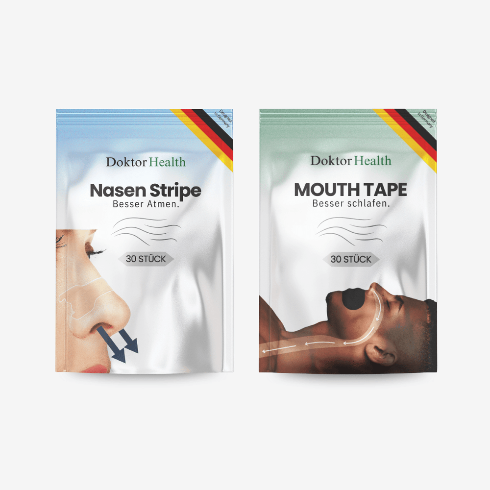 Doktor Health Mouth Tape + Nasenstrips – 44% sparen auf besseren Schlaf
