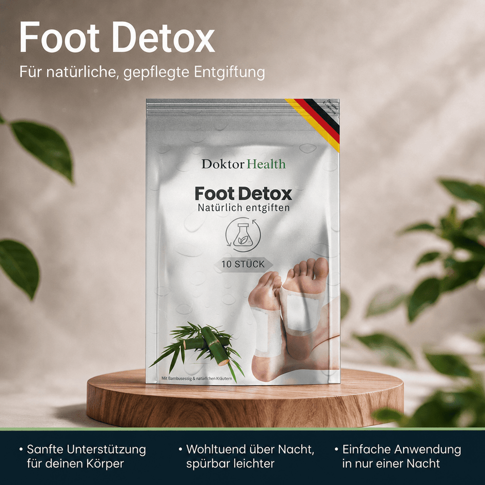 Doktor Health Foot Detox Pflaster 10 Stück – über 53 % günstiger