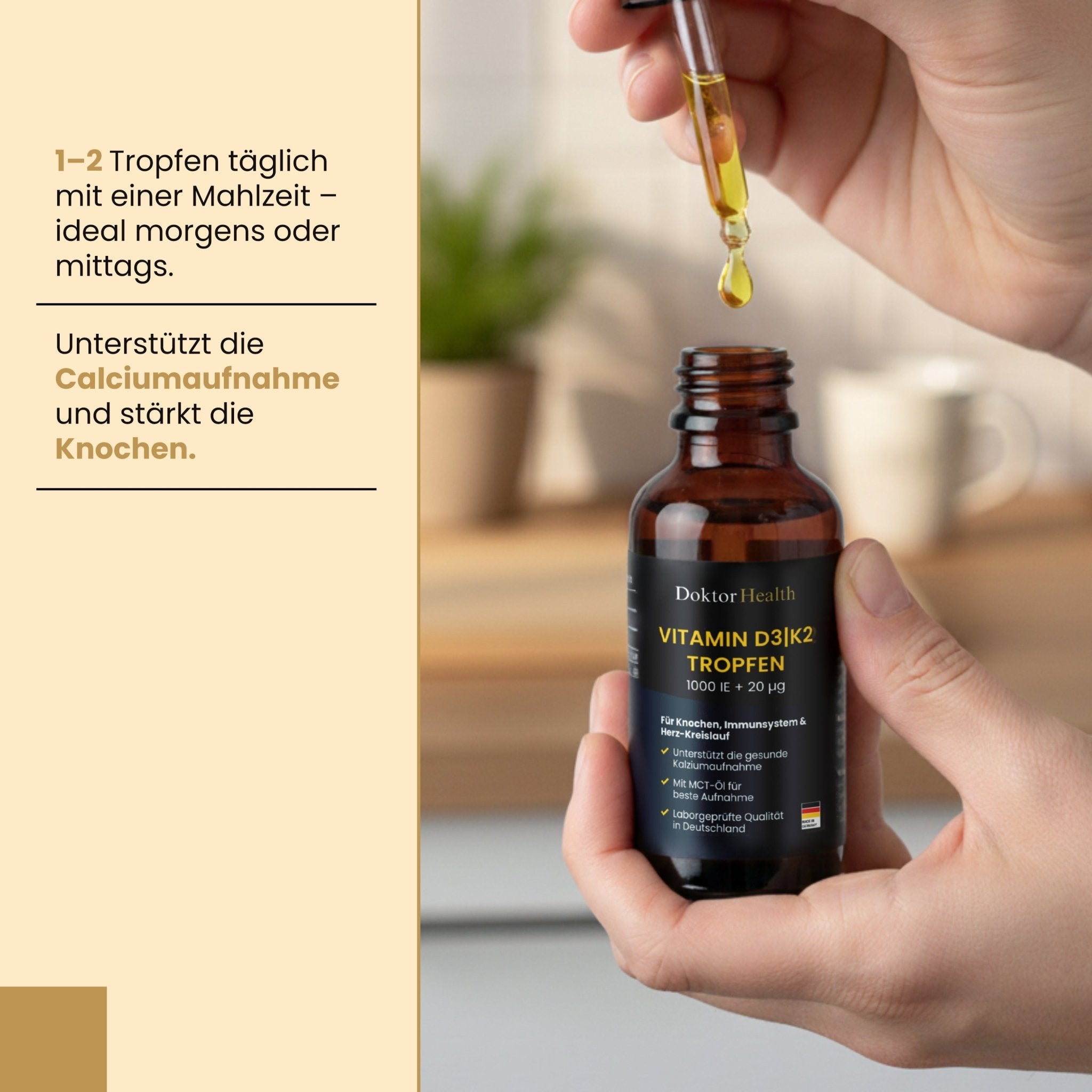 Vitamin D3 + K2 Tropfen - Doktor Health